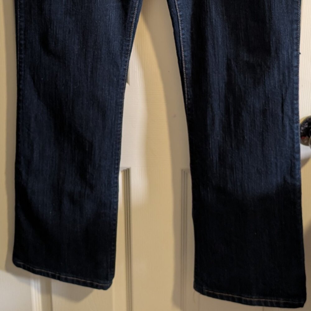 Wrangler Q Baby Womens Size 13/14 X 34 Straight Leg Western Denim Jeans - Picture 5 of 6